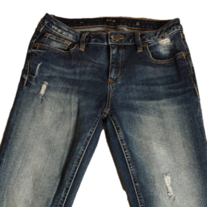 Miss Me Distressed Boot Cut Skinny Jeans Size: 28